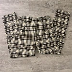 Free People Plaid Pants